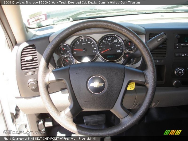 Summit White / Dark Titanium 2008 Chevrolet Silverado 3500HD Work Truck Extended Cab Dually