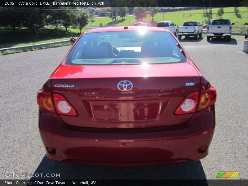 Barcelona Red Metallic / Ash 2009 Toyota Corolla XLE