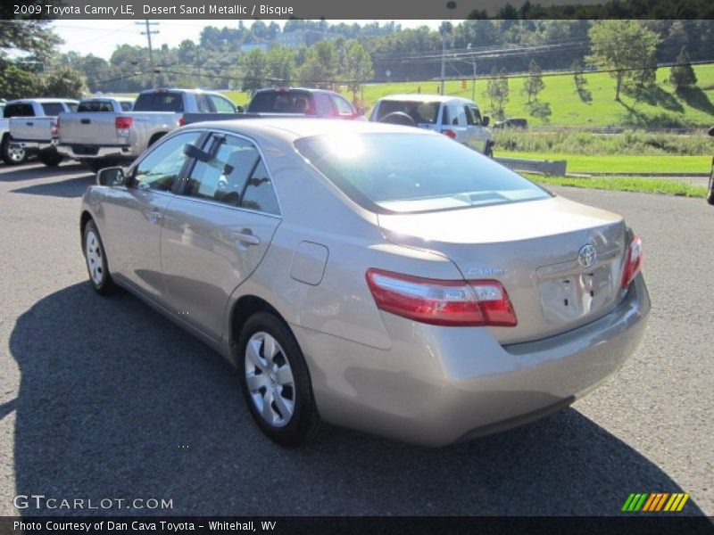 Desert Sand Metallic / Bisque 2009 Toyota Camry LE