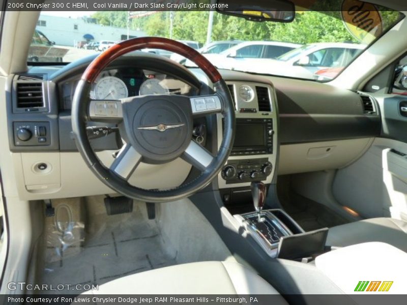 Cool Vanilla / Dark Slate Gray/Light Graystone 2006 Chrysler 300 C HEMI