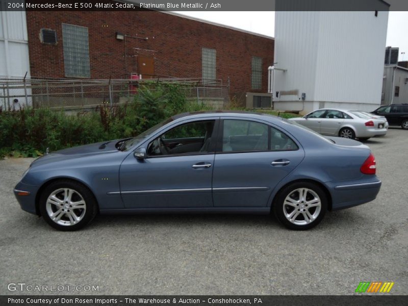  2004 E 500 4Matic Sedan Platinum Blue Metallic