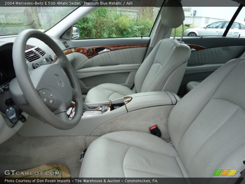  2004 E 500 4Matic Sedan Ash Interior