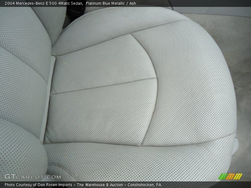 Platinum Blue Metallic / Ash 2004 Mercedes-Benz E 500 4Matic Sedan