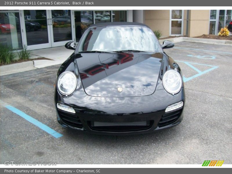 Black / Black 2012 Porsche 911 Carrera S Cabriolet