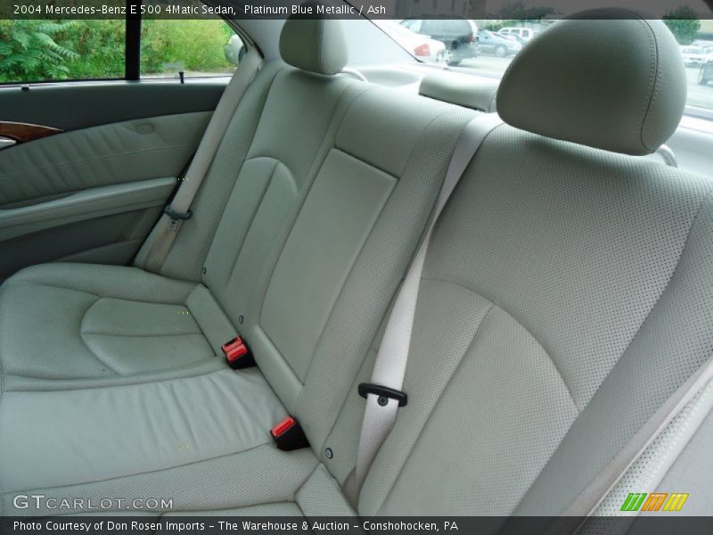  2004 E 500 4Matic Sedan Ash Interior