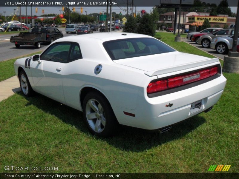 Bright White / Dark Slate Gray 2011 Dodge Challenger R/T Plus