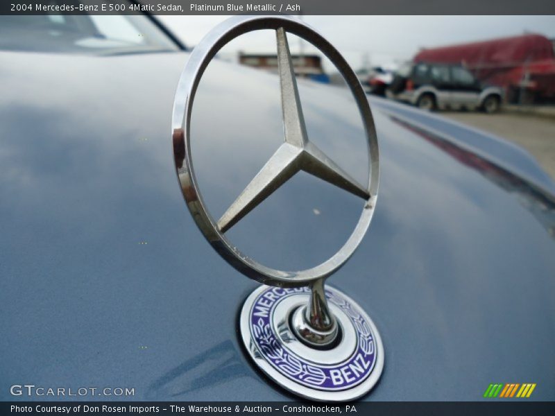 Platinum Blue Metallic / Ash 2004 Mercedes-Benz E 500 4Matic Sedan