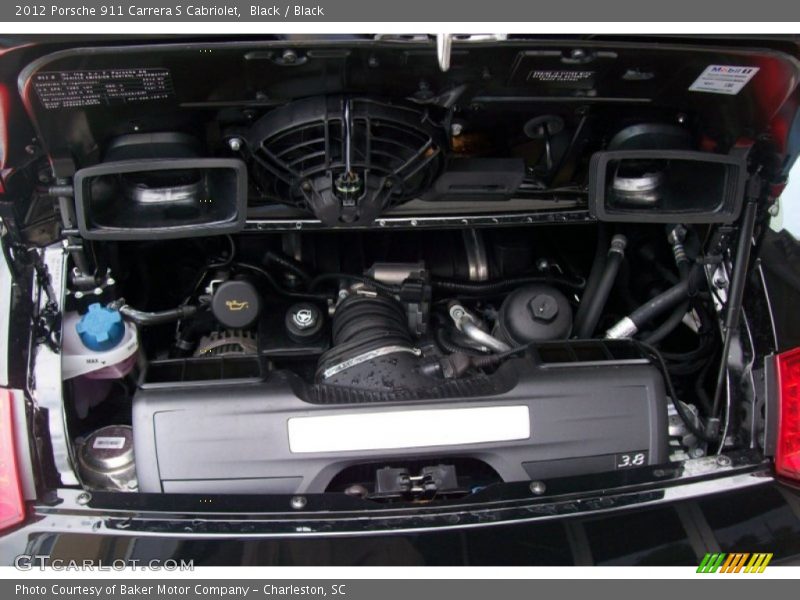 2012 911 Carrera S Cabriolet Engine - 3.8 Liter DFI DOHC 24-Valve VarioCam Plus Flat 6 Cylinder