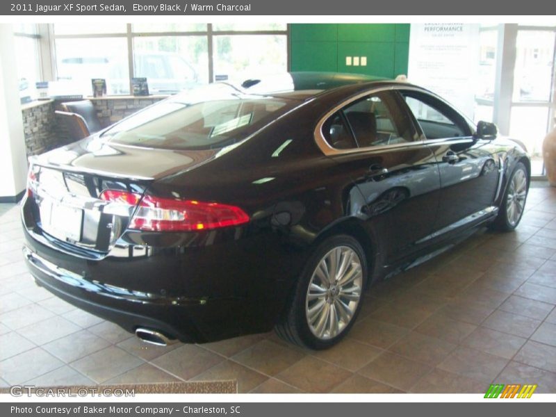 Ebony Black / Warm Charcoal 2011 Jaguar XF Sport Sedan