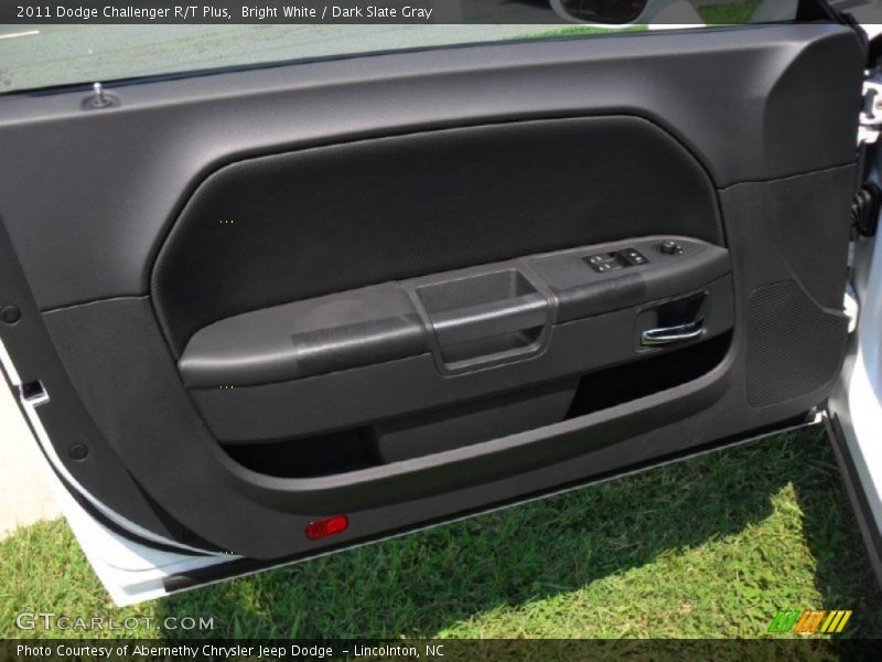Bright White / Dark Slate Gray 2011 Dodge Challenger R/T Plus
