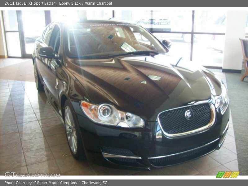 Ebony Black / Warm Charcoal 2011 Jaguar XF Sport Sedan