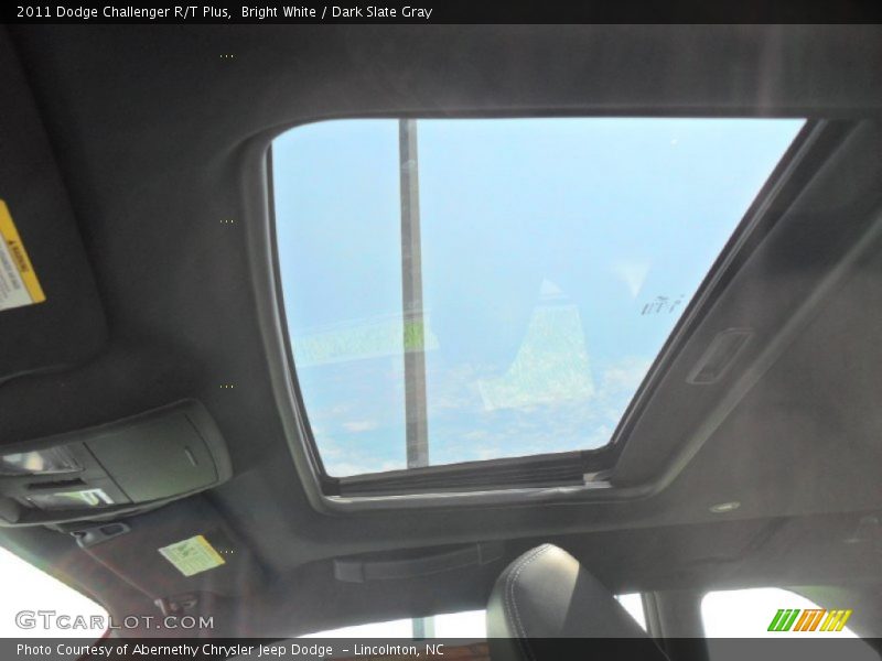 Bright White / Dark Slate Gray 2011 Dodge Challenger R/T Plus