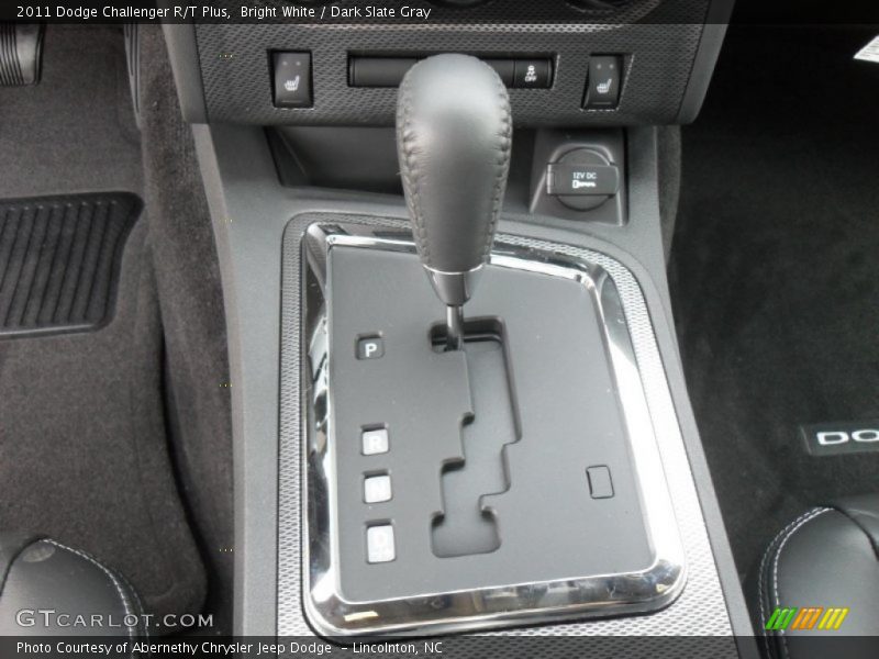 Bright White / Dark Slate Gray 2011 Dodge Challenger R/T Plus