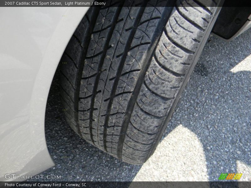 Light Platinum / Ebony 2007 Cadillac CTS Sport Sedan