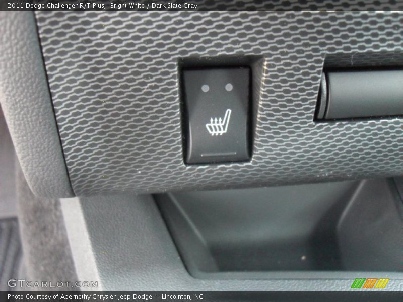 Bright White / Dark Slate Gray 2011 Dodge Challenger R/T Plus