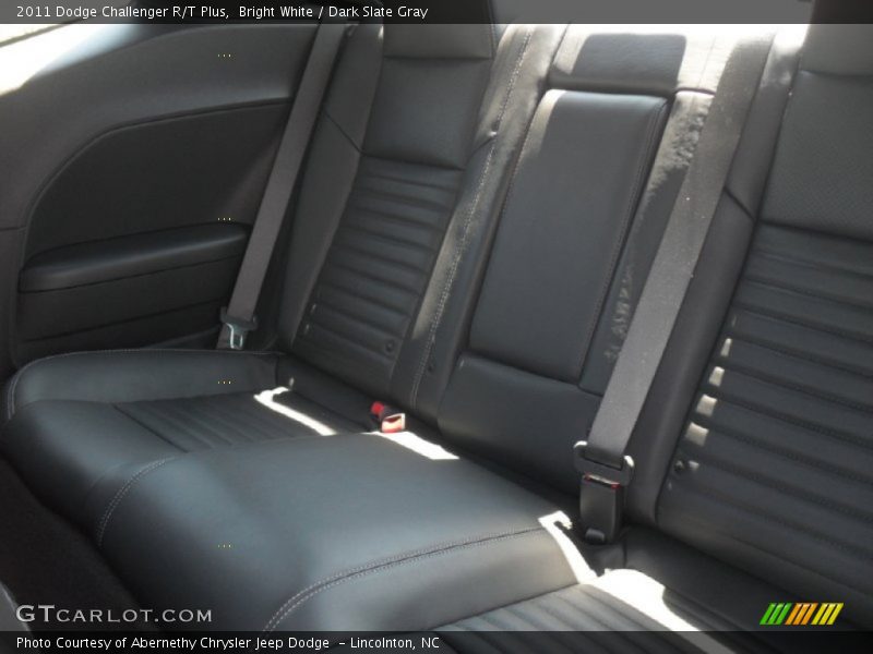 Bright White / Dark Slate Gray 2011 Dodge Challenger R/T Plus