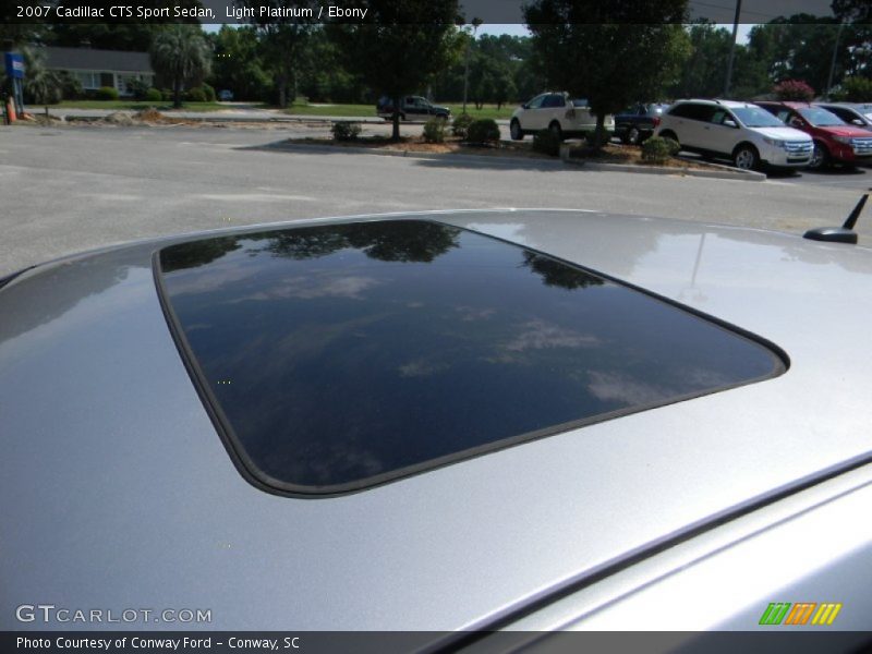 Light Platinum / Ebony 2007 Cadillac CTS Sport Sedan