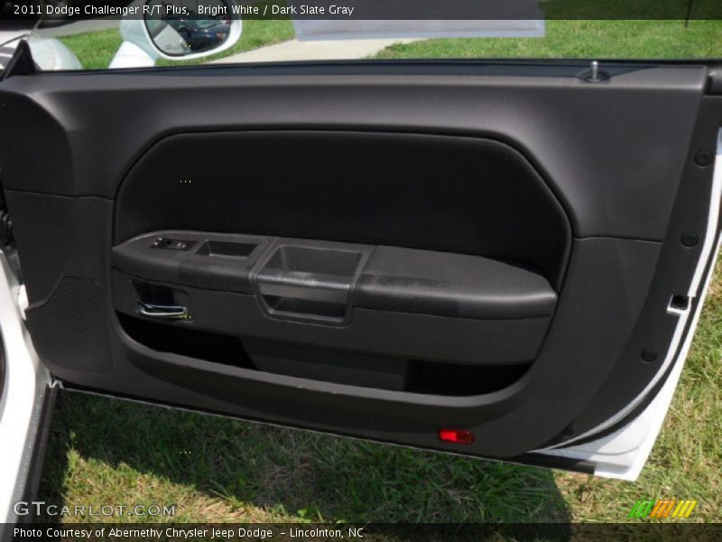 Bright White / Dark Slate Gray 2011 Dodge Challenger R/T Plus