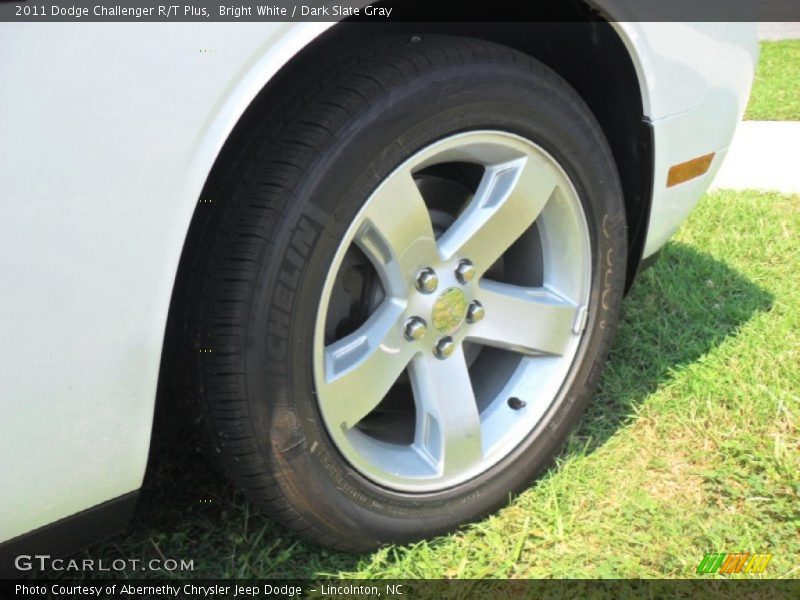 Bright White / Dark Slate Gray 2011 Dodge Challenger R/T Plus