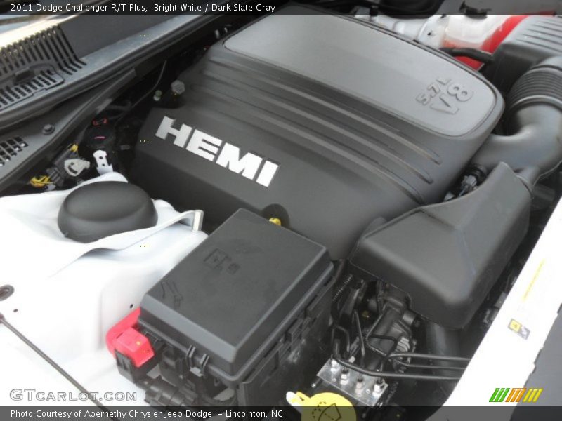 Bright White / Dark Slate Gray 2011 Dodge Challenger R/T Plus