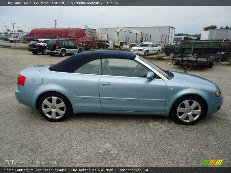  2006 A4 3.0 quattro Cabriolet Liquid Blue Metallic