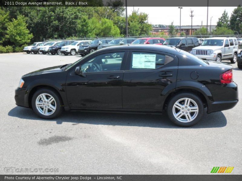 Black / Black 2011 Dodge Avenger Mainstreet