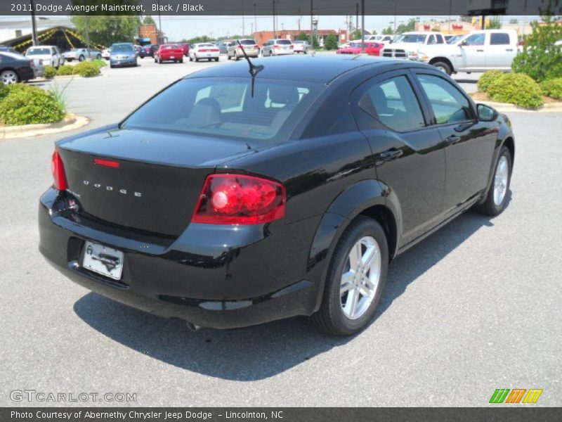 Black / Black 2011 Dodge Avenger Mainstreet