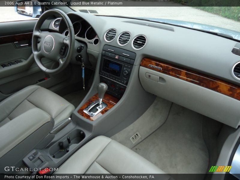 Dashboard of 2006 A4 3.0 quattro Cabriolet