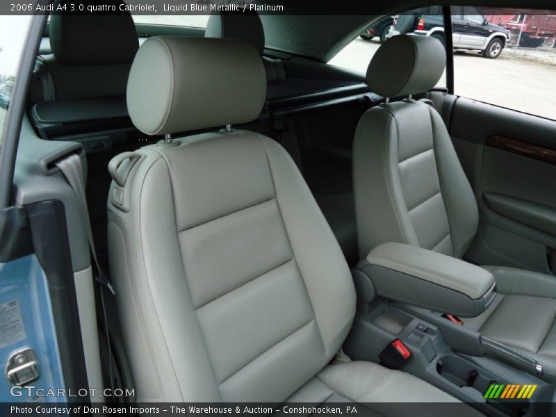  2006 A4 3.0 quattro Cabriolet Platinum Interior