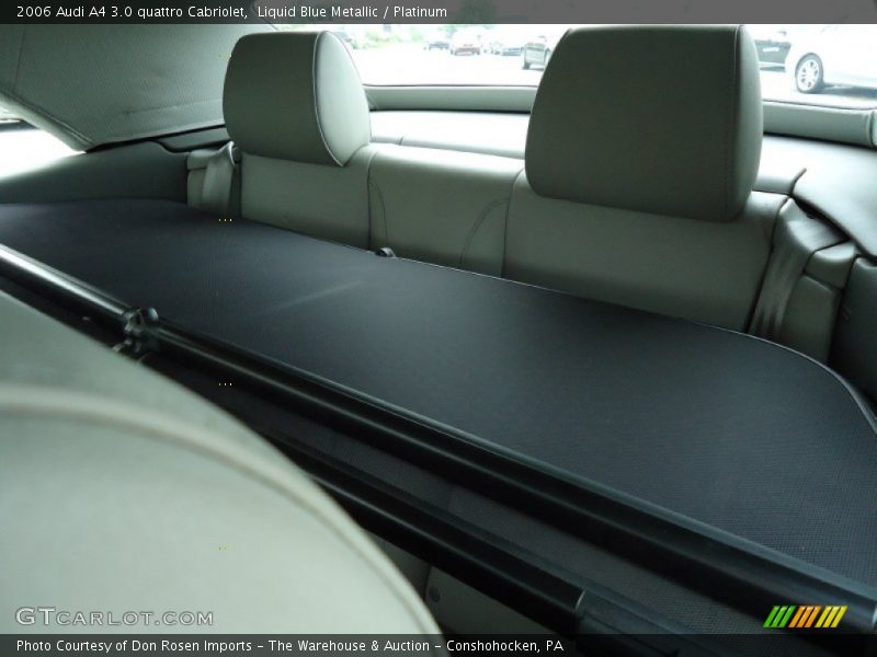 Liquid Blue Metallic / Platinum 2006 Audi A4 3.0 quattro Cabriolet