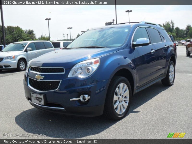 Navy Blue Metallic / Jet Black/Light Titanium 2010 Chevrolet Equinox LTZ