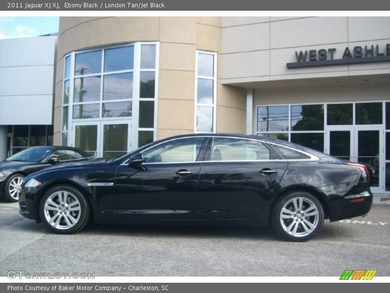 Ebony Black / London Tan/Jet Black 2011 Jaguar XJ XJ