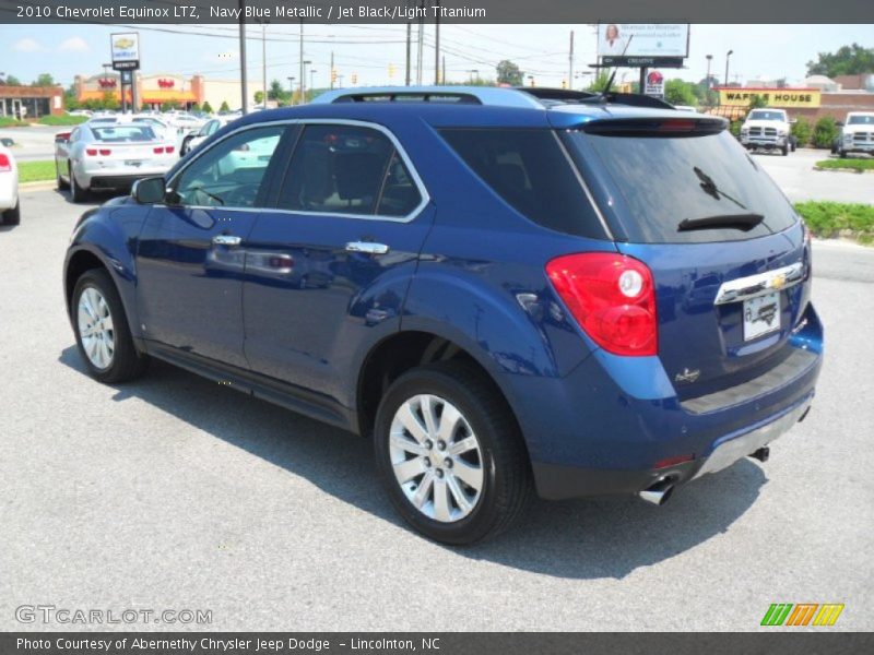 Navy Blue Metallic / Jet Black/Light Titanium 2010 Chevrolet Equinox LTZ