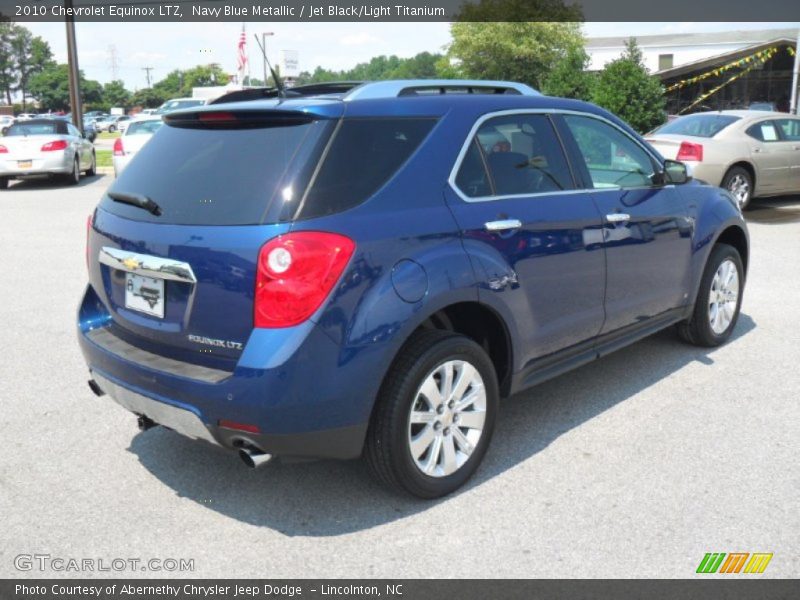 Navy Blue Metallic / Jet Black/Light Titanium 2010 Chevrolet Equinox LTZ