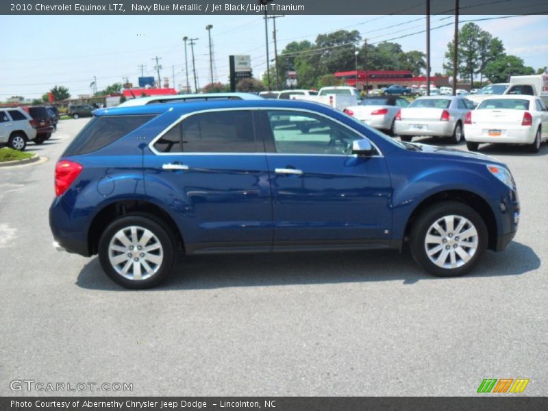 Navy Blue Metallic / Jet Black/Light Titanium 2010 Chevrolet Equinox LTZ