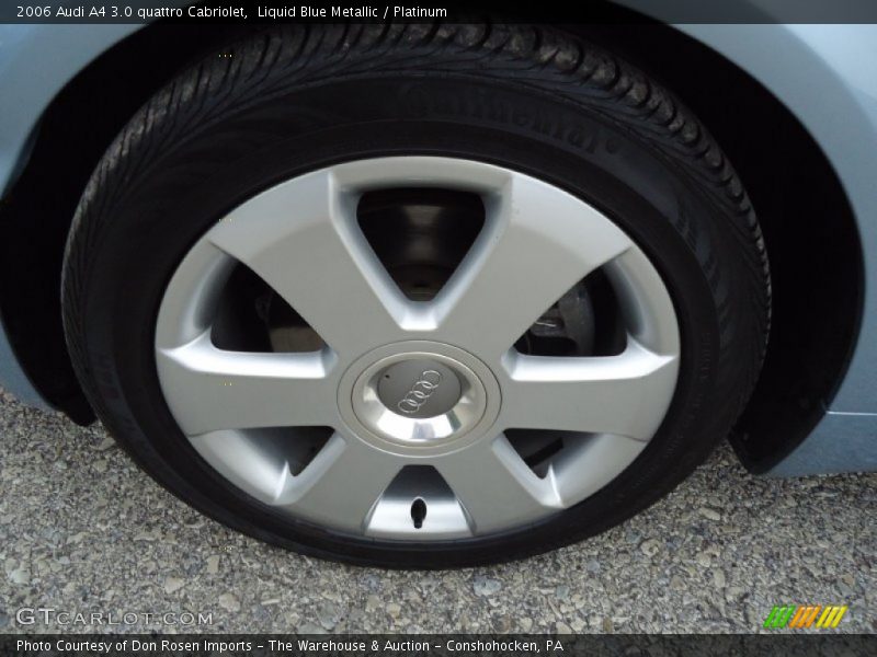  2006 A4 3.0 quattro Cabriolet Wheel