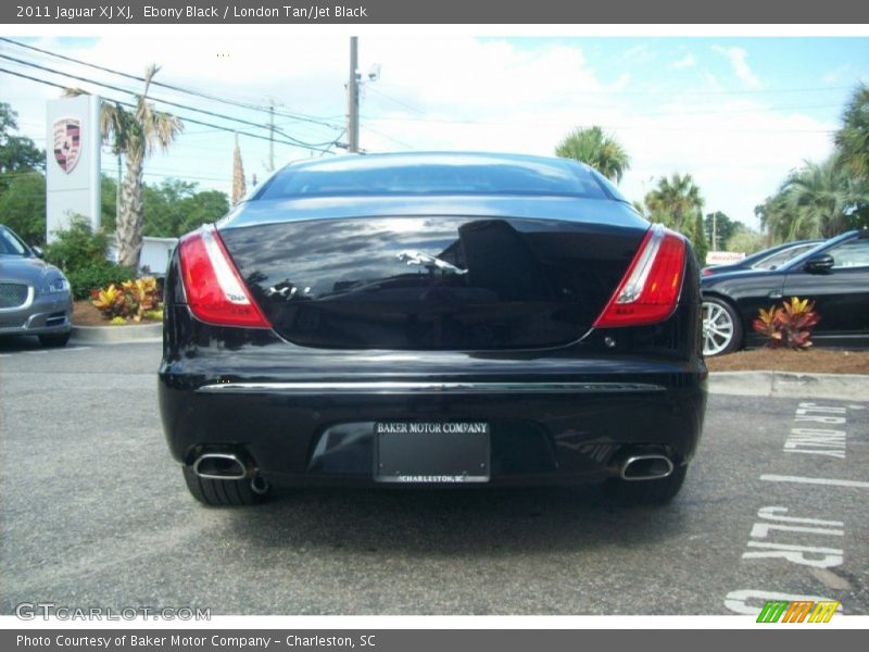 Ebony Black / London Tan/Jet Black 2011 Jaguar XJ XJ