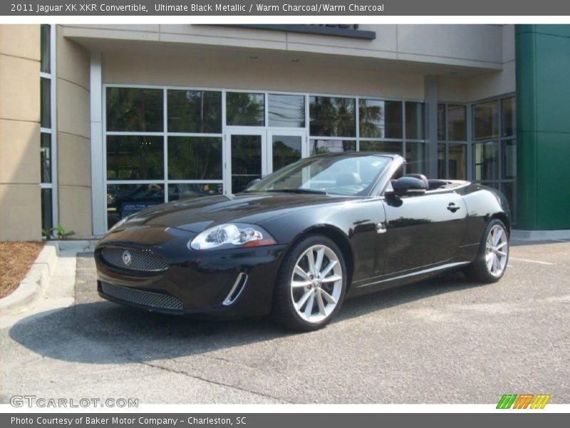 Ultimate Black Metallic / Warm Charcoal/Warm Charcoal 2011 Jaguar XK XKR Convertible