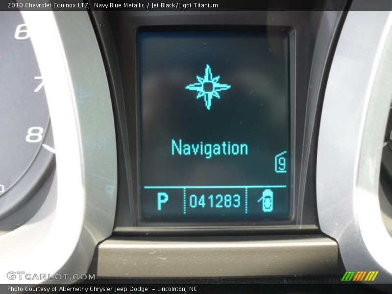 Navy Blue Metallic / Jet Black/Light Titanium 2010 Chevrolet Equinox LTZ