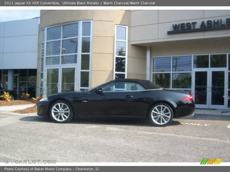 Ultimate Black Metallic / Warm Charcoal/Warm Charcoal 2011 Jaguar XK XKR Convertible
