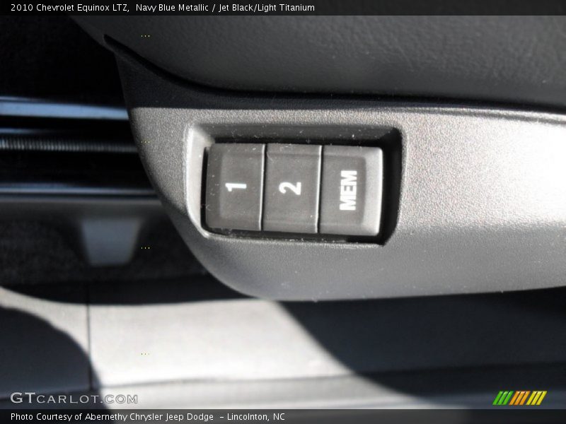 Navy Blue Metallic / Jet Black/Light Titanium 2010 Chevrolet Equinox LTZ