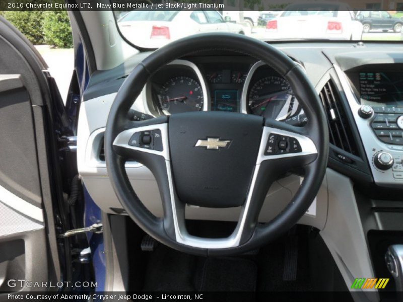 Navy Blue Metallic / Jet Black/Light Titanium 2010 Chevrolet Equinox LTZ