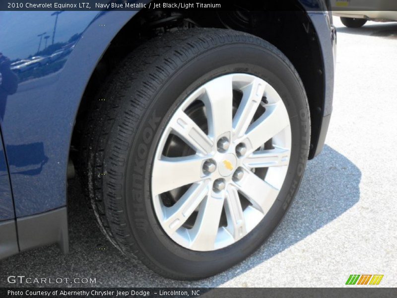Navy Blue Metallic / Jet Black/Light Titanium 2010 Chevrolet Equinox LTZ