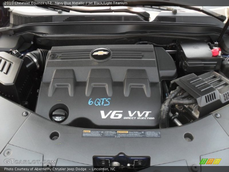 Navy Blue Metallic / Jet Black/Light Titanium 2010 Chevrolet Equinox LTZ