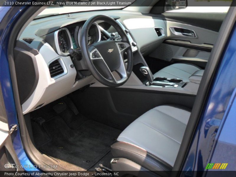 Navy Blue Metallic / Jet Black/Light Titanium 2010 Chevrolet Equinox LTZ