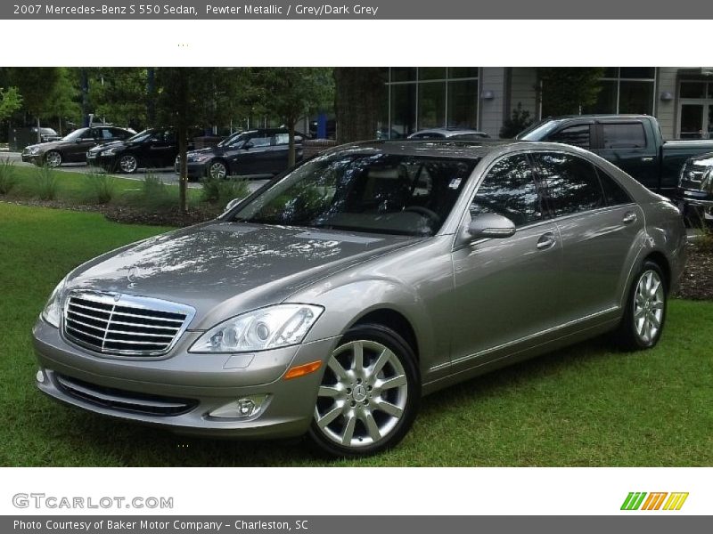 Pewter Metallic / Grey/Dark Grey 2007 Mercedes-Benz S 550 Sedan