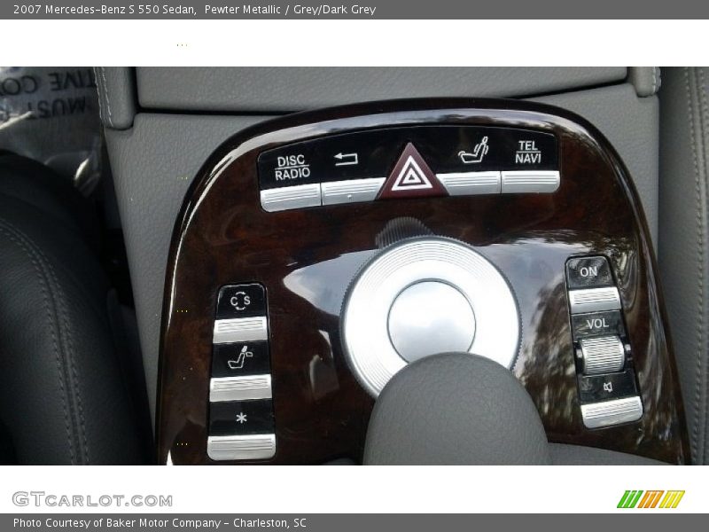 Pewter Metallic / Grey/Dark Grey 2007 Mercedes-Benz S 550 Sedan
