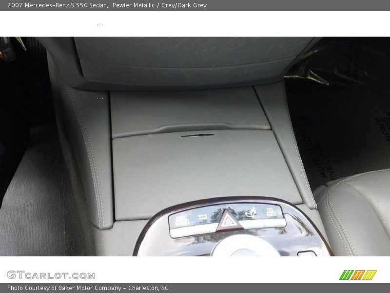 Pewter Metallic / Grey/Dark Grey 2007 Mercedes-Benz S 550 Sedan