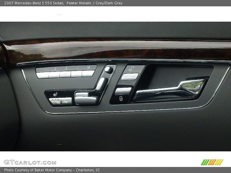 Pewter Metallic / Grey/Dark Grey 2007 Mercedes-Benz S 550 Sedan