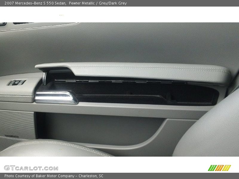 Pewter Metallic / Grey/Dark Grey 2007 Mercedes-Benz S 550 Sedan